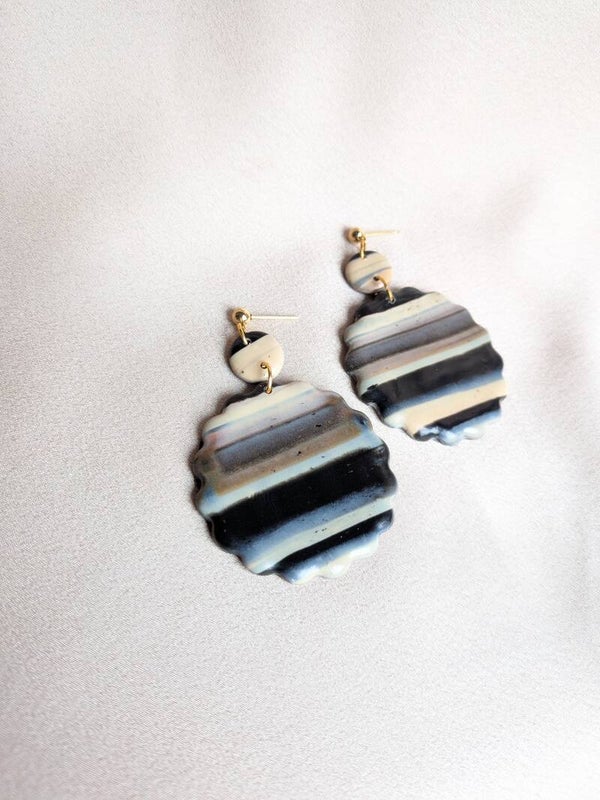 Polymer Clay Brown Gray Coloured 0246