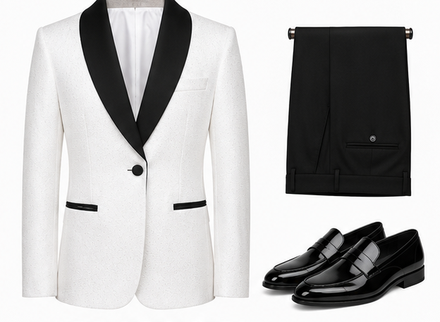CEREMONIE BLANC PERLE & NOIR