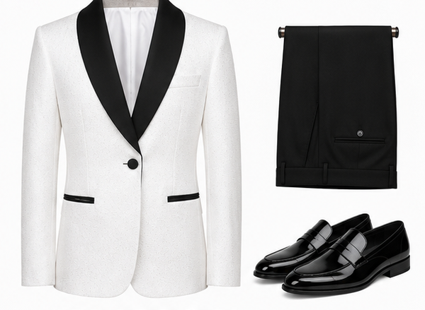 CEREMONIE BLANC PERLE & NOIR
