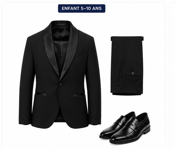 ENFANT NOIR ELEGANT ET SATINE