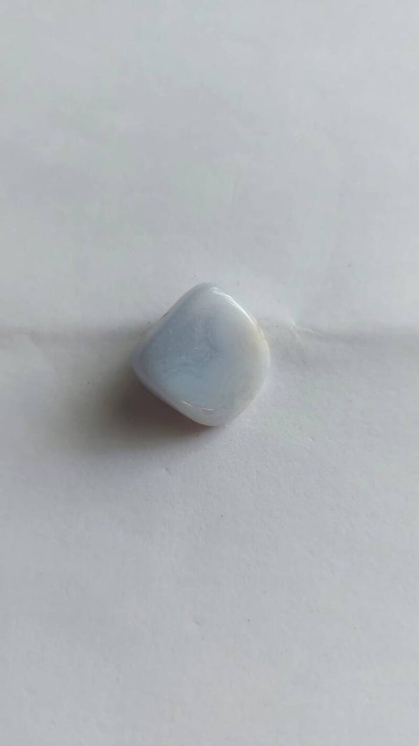 Calcedónia Rendada Azul