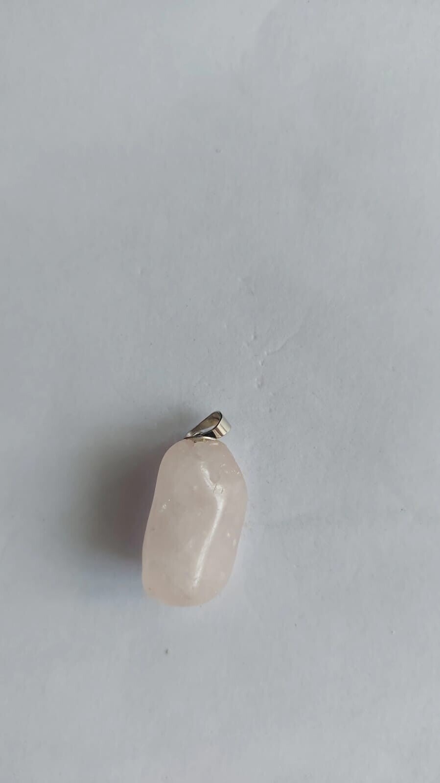 Pendente de Quartzo Rosa