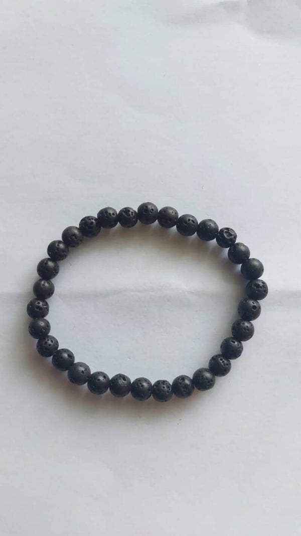 Pulseira pedra vulcânica