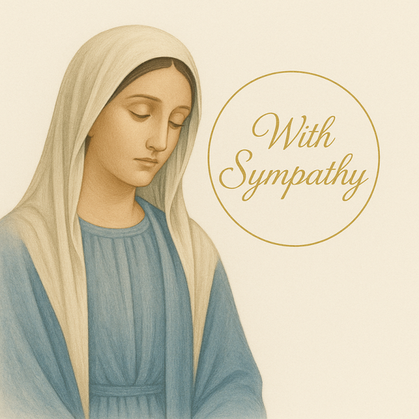 Virgin Mary Sympathy card