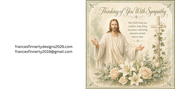 Our lord religious image sympathy card
