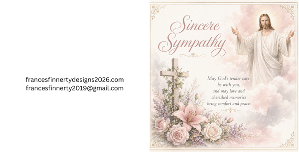 our lord with Floral imagery.