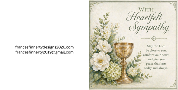 Chalice with floral imagery