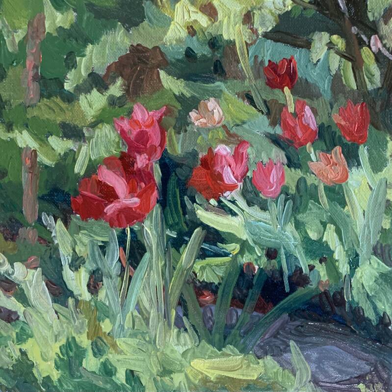 Verkocht | Tuintulpen | Galerie Posthuys