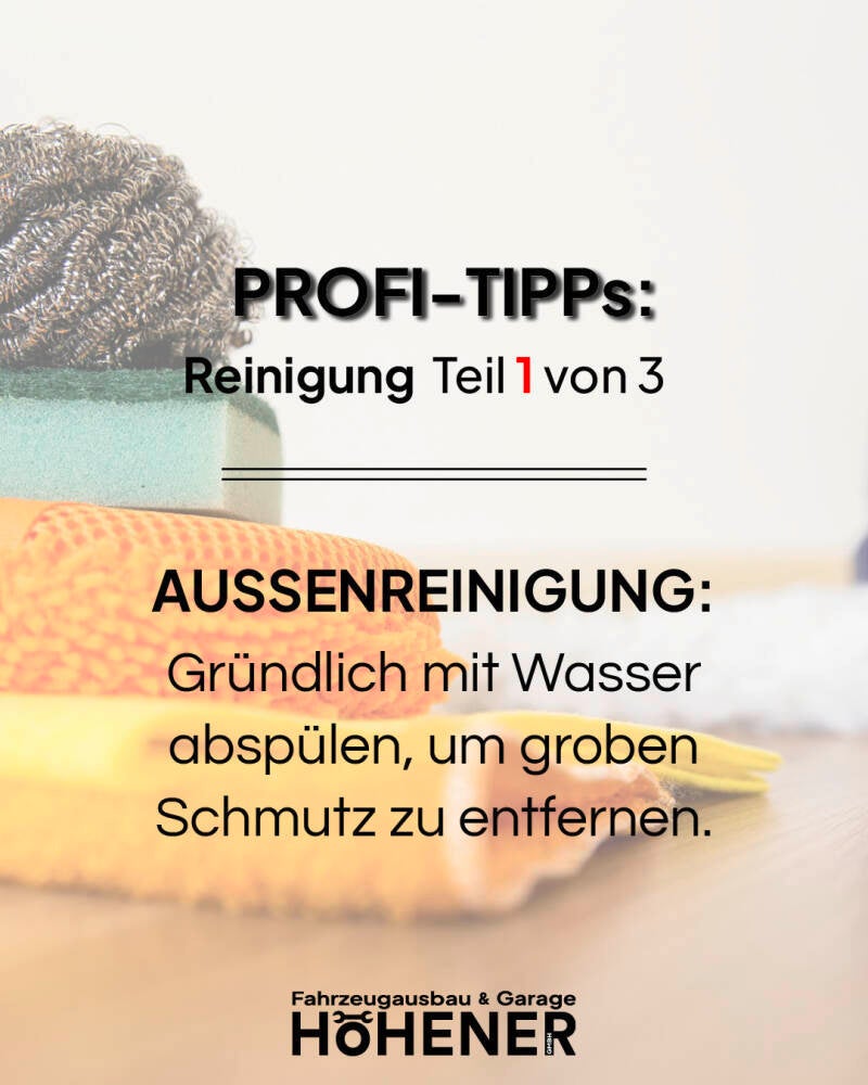 Profi Tipps rund um Einwinterung und Reinigung des Campingfahrzeuges