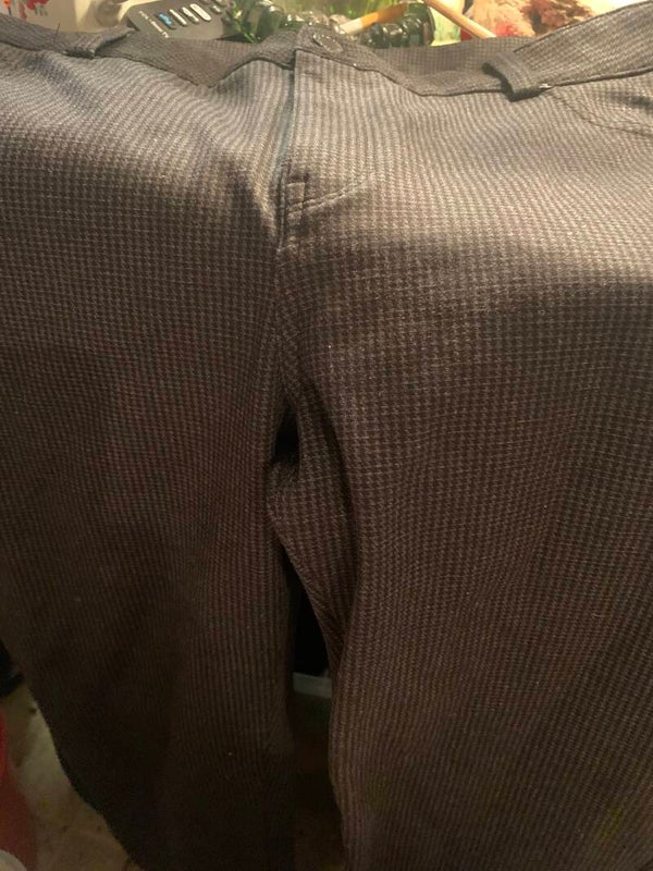 DKNY Jeans | Size Large | Grey Houndstooth Trousers