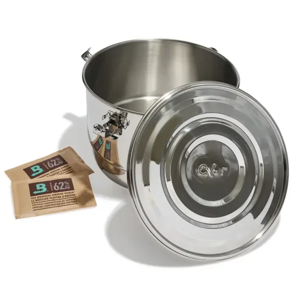 CVault luftdichter Edelstahl Behälter 8 Liter
