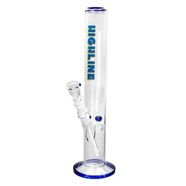 Glas Bong 37 cm Ice Zylinder "Highline"