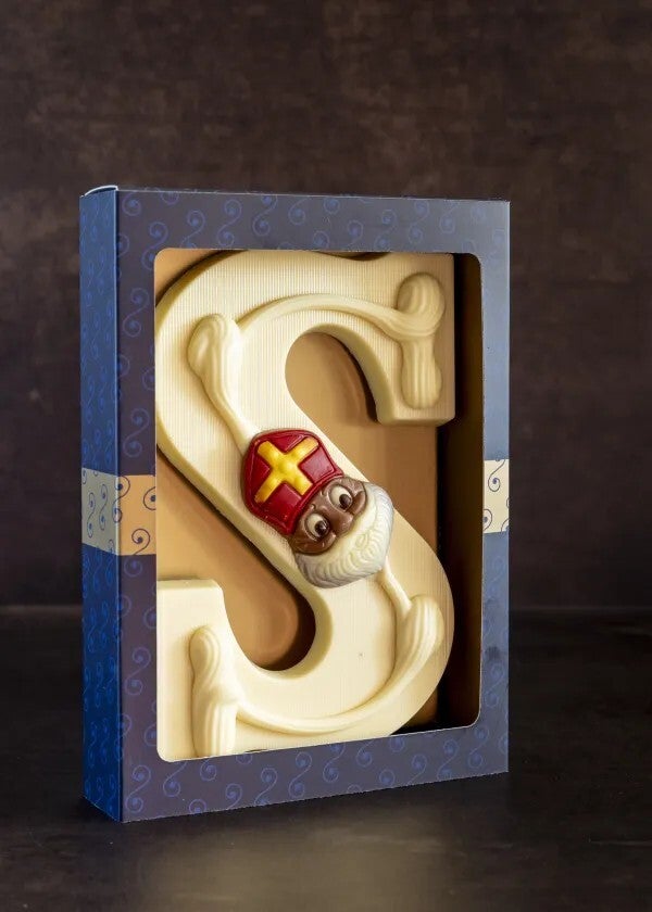 Chocolade letter Wit