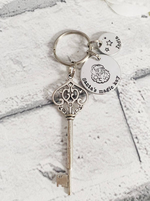 Personalised Santa or Father Christmas Key