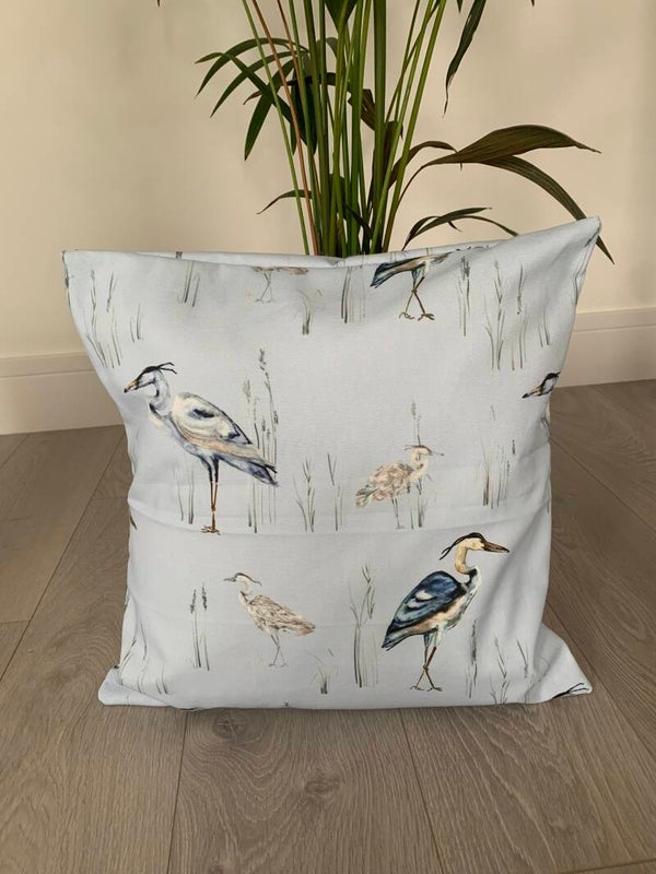 Heron Pale Blue Cushion Covers