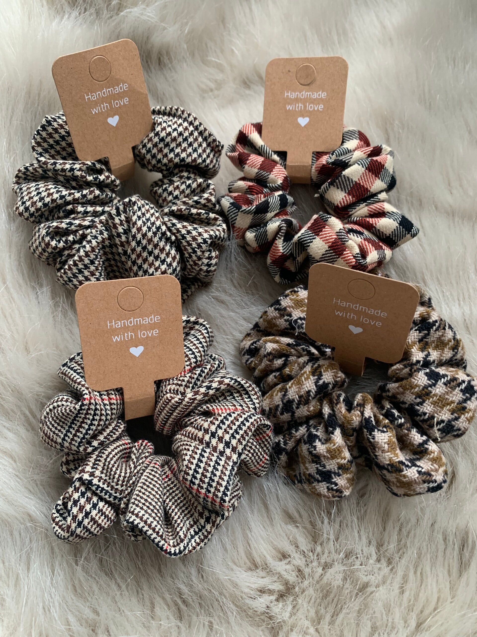 Set of 4 Hair Scrunchies