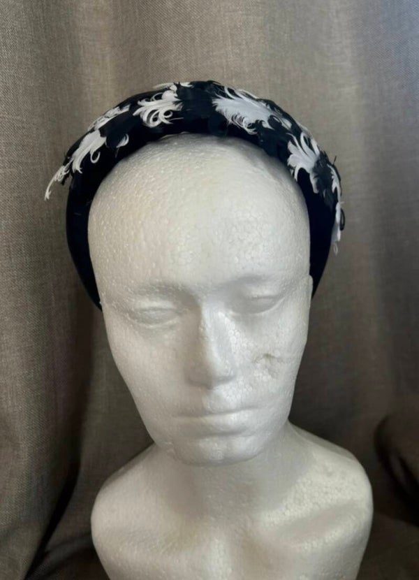 Real Feather Fascinator Headband