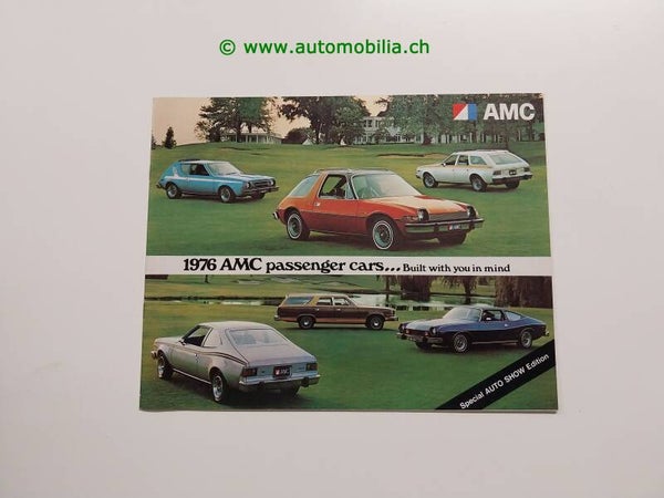 AMC Modellprogramm 1976 Prospekt englisch