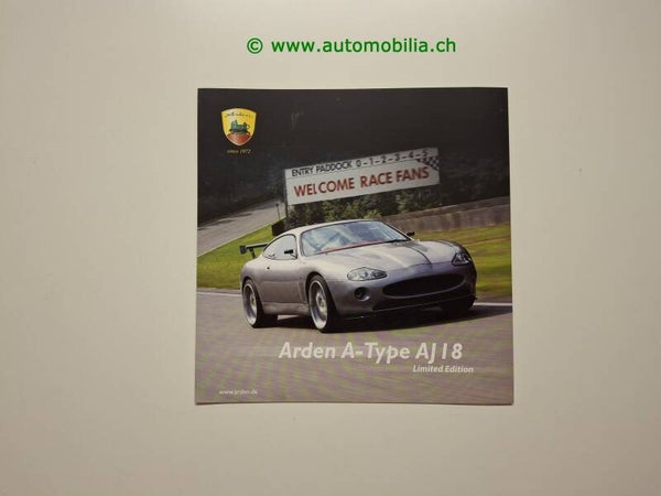 Arden A-Type AJ 18 Limited Edition – Jaguar XK 2009 Prospekt