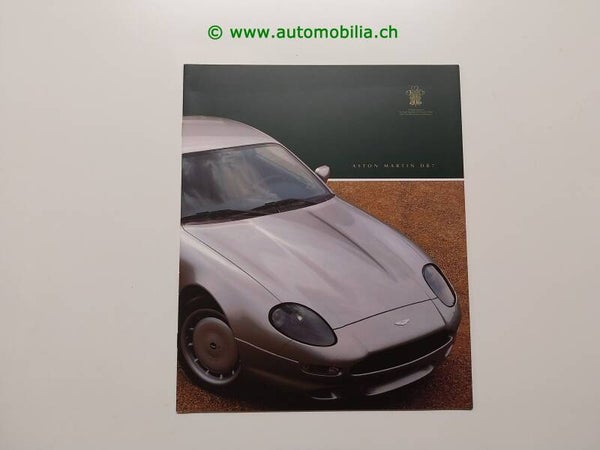 Aston Martin DB7 Prospekt englisch