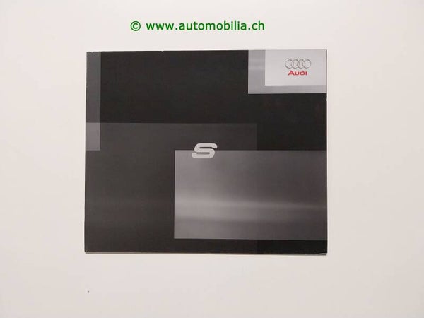 Audi S-Modelle 1999/09 Prospekt deutsch
