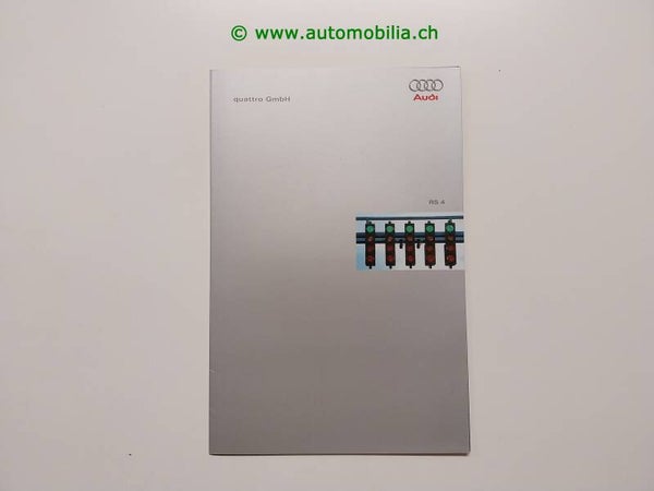 Audi RS4 (B5) 1999/09 Prospekt deutsch