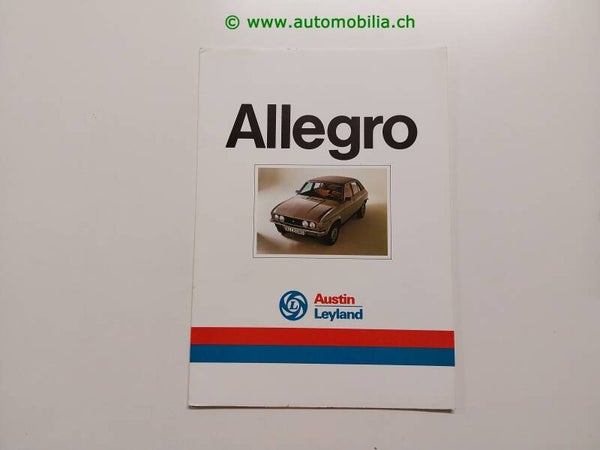 Austin Allegro 1979/02 Prospektmappe deutsch