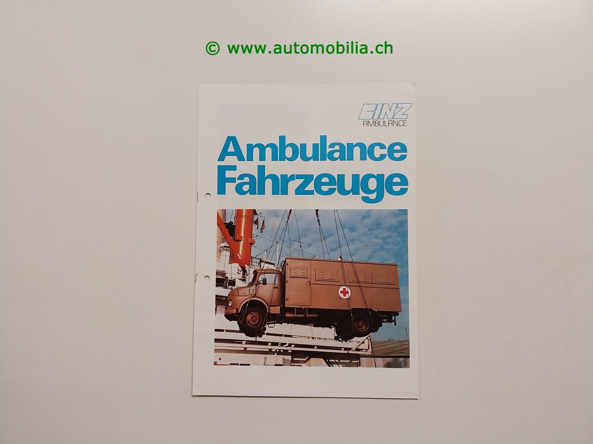 Binz Mercedes-Benz Ambulanz Prospekt d/e/f