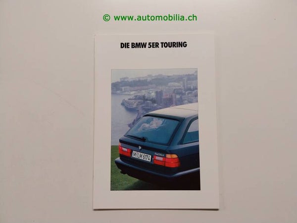 BMW 5er-Reihe E34 Touring 1992/01 Prospekt deutsch