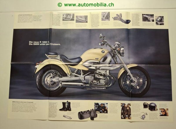 BMW R 1200 C Prospekt/Poster 1997 deutsch inklusive Preisliste