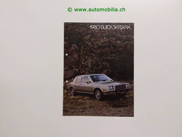 Buick Skylark 1980 Prospekt englisch
