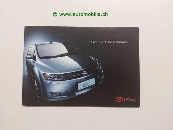 BYD e6 Prospekt englisch