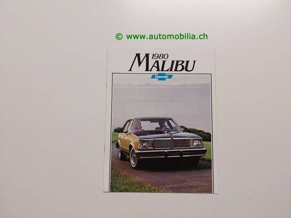 Chevrolet Malibu 1980 Prospekt englisch