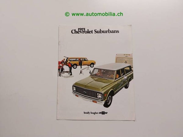 Chevrolet Suburban 1971 Prospekt englisch