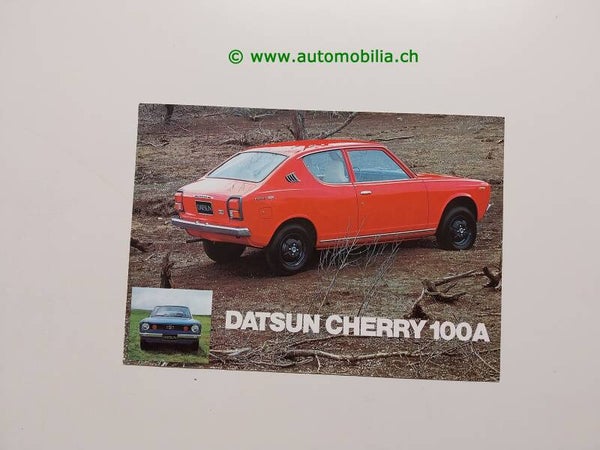 Datsun Cherry 100A 1976 Prospekt deutsch