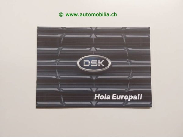 Dongfeng (DSK) Modellprogramm Prospekt englisch