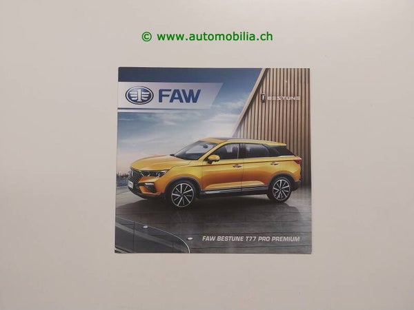FAW-Bestune T77 Pro Premium Prospekt deutsch