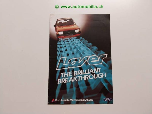 Ford (AUS) Laser Prospekt 1981 englisch