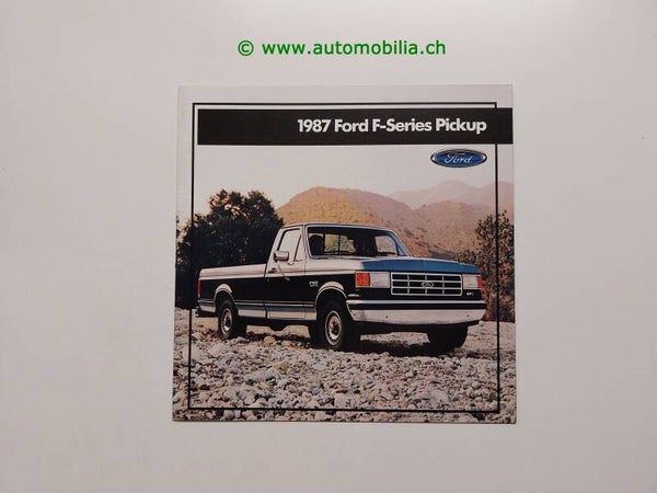Ford (USA) F-Series Pickup 1987 Prospekt englisch