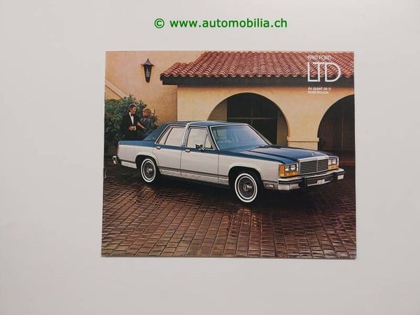 Ford (USA) LTD 1980 Prospekt englisch