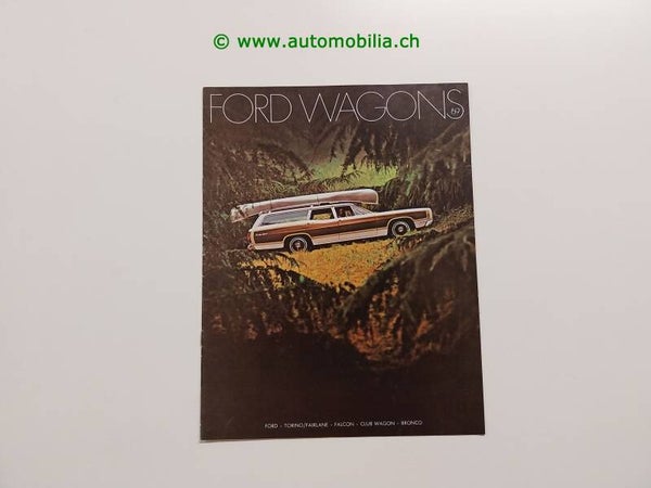 Ford (USA) Wagons 1969 Prospekt englisch