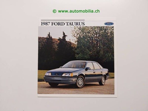 Ford (USA) Taurus 1987 Prospekt englisch