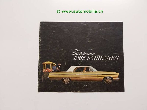 Ford (USA) Fairlane 1965 Prospekt englisch