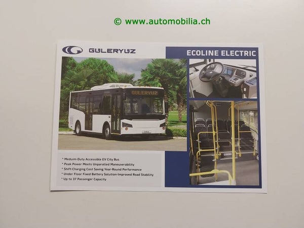 Güleryüz Ecoline Electric Prospekt englisch