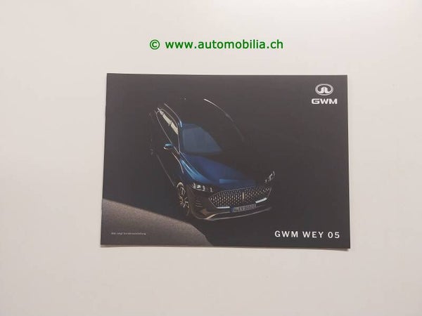 GWM Wey 05 Prospekt 2023/11 deutsch