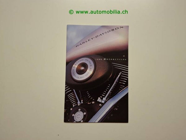 Harley-Davidson Modellprogramm 1999 Prospekt deutsch