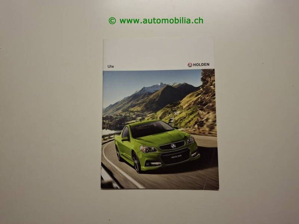 Holden Ute 2014 Prospekt englisch