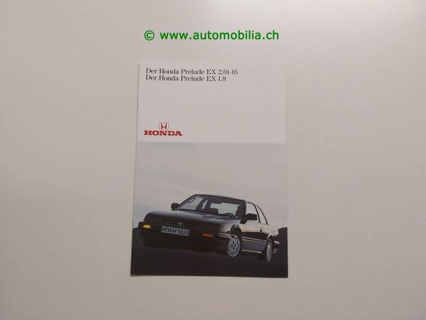 Honda Prelude EX Prospekt deutsch