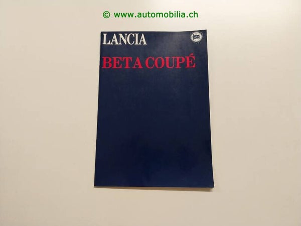 Lancia Beta Coupé 1978/11 Prospekt deutsch
