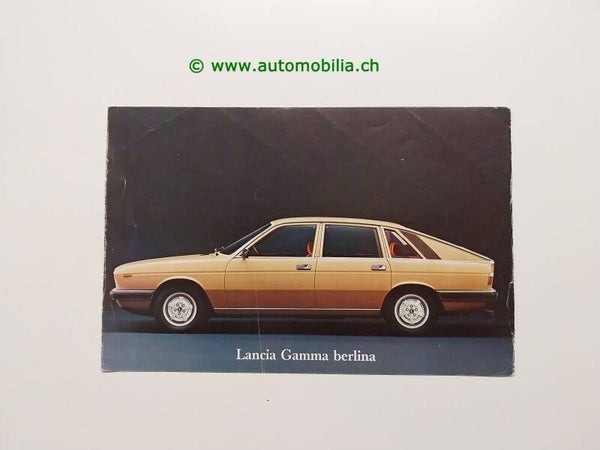 Lancia Gamma Berlina/Coupé Prospekt i/f/e/d